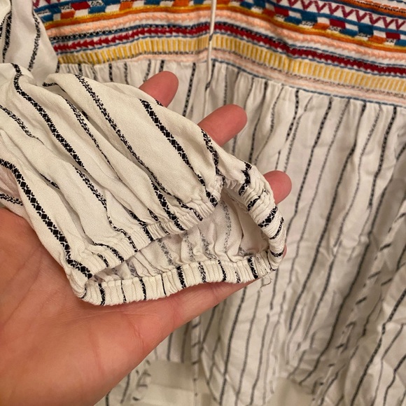 Savanna Jane Embroidered Blouse Bohemian Boho Peasant Festival - Picture 6 of 11